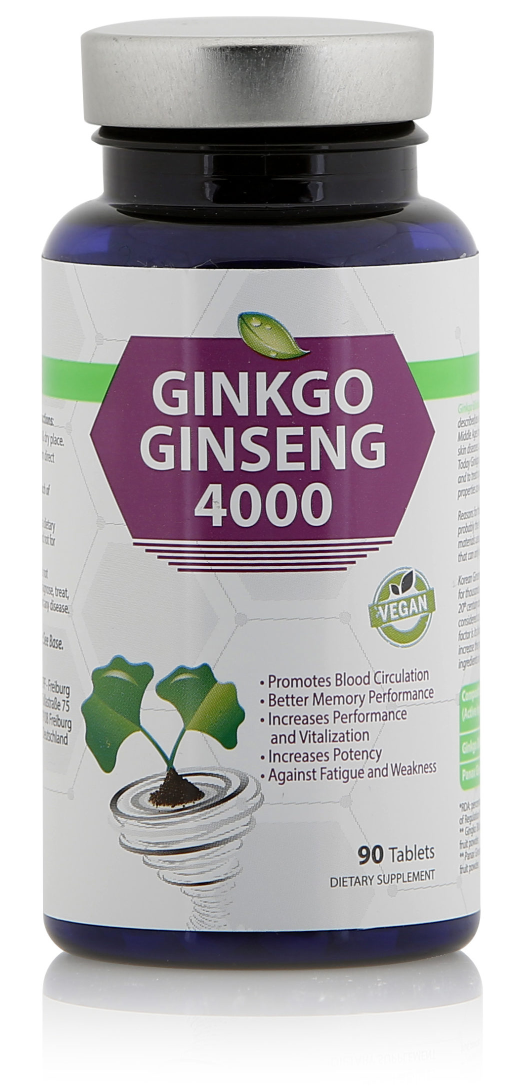 GinkgoGinseng Mix 4000 CHEMICALS AND PHARMACEUTICALS FREIBURG